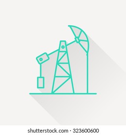 oil pump jack icon