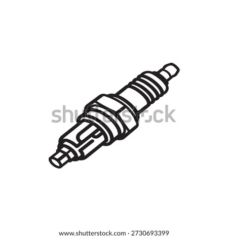 Oil Pump Jack Line Art: Industrial Petroleum Extraction Vector Icon