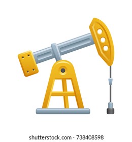 Oil Pump Jack - of the Realistic Icons Collection . A professional, realistic, pixel aligned icon.