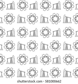 Oil pump machinery icon vector illustration graphic design