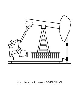 Oil pump silhouette