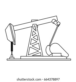 Oil pump silhouette