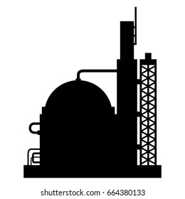 Oil pump silhouette