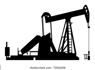 Oil Pump Jack Oil Industry Equipment Stock Vector (Royalty Free