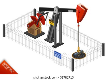 Oil Pump vector