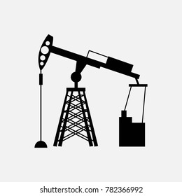 Oil pump vector illustration