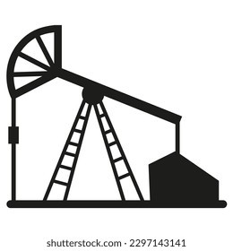 oil pump at work black