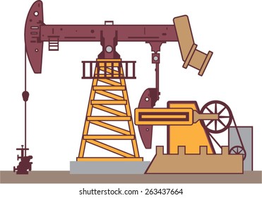 Oil Pumping Rig