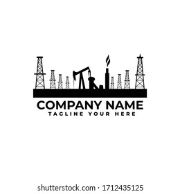 Oil Refinary Logo Construction Sfilouet