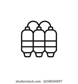 oil refinery icon collection .design style with background