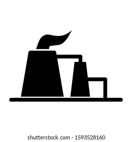 oil refinery icon isolated sign symbol vector illustration - high quality black style vector icons
