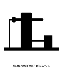 oil refinery icon isolated sign symbol vector illustration - high quality black style vector icons
