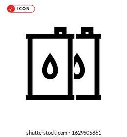 oil refinery icon or logo isolated sign symbol vector illustration - high quality black style vector icons
