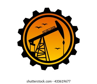 oil refinery industry gas fuel benzine gasoline industrial factory image vector afternoon