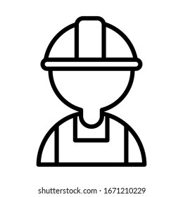 operador de refinería de petróleo , diseño de ilustración vectorial de estilo de línea