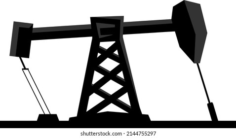 Oil Refinery Petroleum Industry Silhouette Vector Stock Vector (Royalty ...