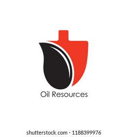 oil resources symbol vector