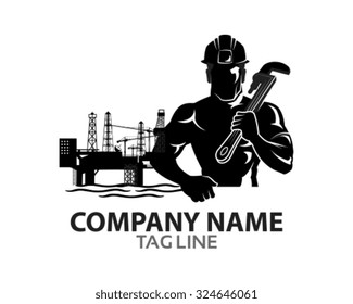 Oil Rig Company Logo