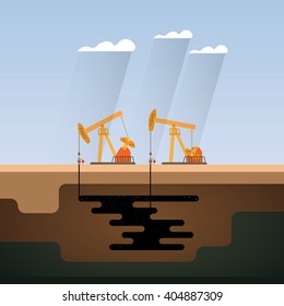oil rig graphic
