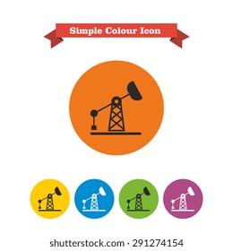 Oil rig icon