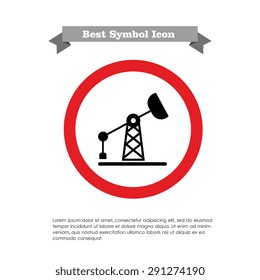 Oil rig icon