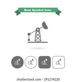 Oil rig icon