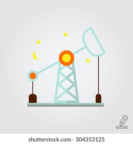 Oil rig icon