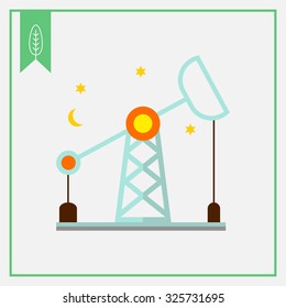 Oil rig icon