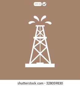 Oil rig icon