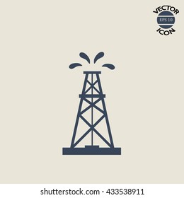 Oil rig icon