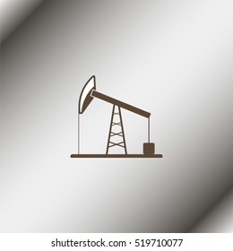 Oil rig icon.