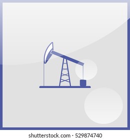 Oil rig icon.