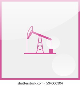 Oil rig icon.