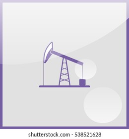 Oil rig icon.