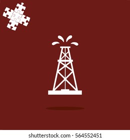 Oil rig icon