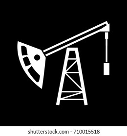 Oil rig icon .