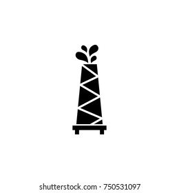 Oil rig icon. Finance elements. Premium quality graphic design. Simple icon for websites, web design, mobile app, info graphics on white background