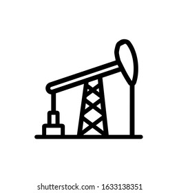 Oil rig icon, vector illustration. Flat design style. vector oil rig icon illustration isolated on white, oil rig icon Eps10. oil rig icons graphic design vector symbols.