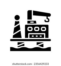 oil rig icon for your website, mobile, presentation, and logo design.