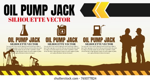 Oil rig industry silhouettes  background,Vector illustration.