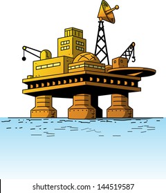 Oil Rig or Oil Platform