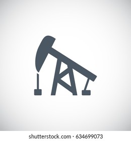 oil rig vector icon