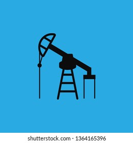 oil rocking icon vector