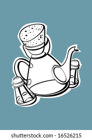 Oil salt & pepper