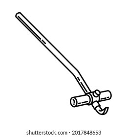 Oil Seal Puller is Part of Mechanical Equipment Device Hand Drawn Vector Icon Set.