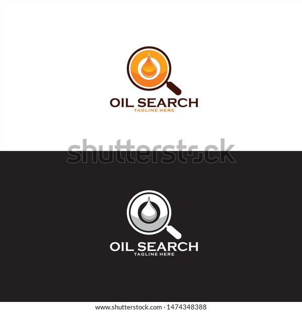 Oil Search Logo Vector Stock Vector (Royalty Free) 1474348388