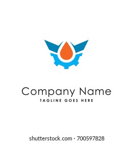 oil service logo template