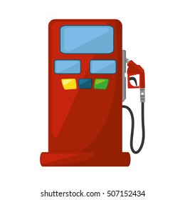 oil service station pump isolated icon vector illustration design