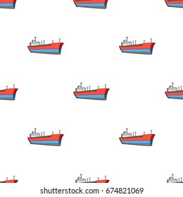 Oil ship.Oil single icon in cartoon style vector symbol stock illustration web.