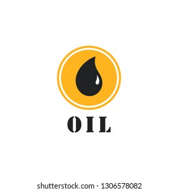 Oil Sign Icon Vector